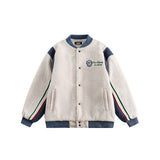 Unisex Coat College Style Lamb Wool Winter Coat