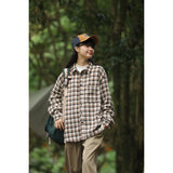 Unisex Shirt Retro Plaid Shirt