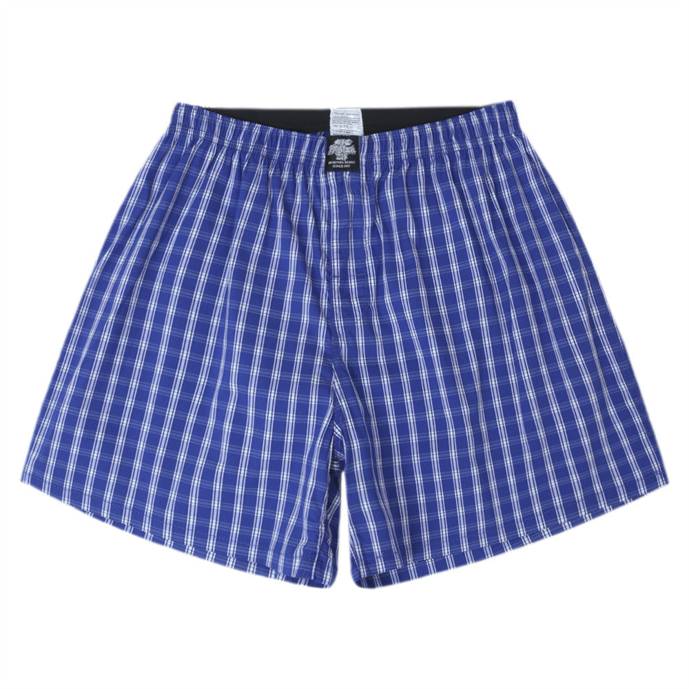 Men Shorts Plaid Casual Sports Shorts Punk Loose