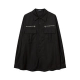 Long Sleeve Shirt Special-Interest Design Thin Coat