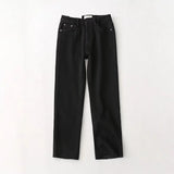 Women Jeans Fleece-lined Slim-Fitting Ankle Length Trousers