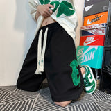 Men Beach Shorts Flocking Casual Loose