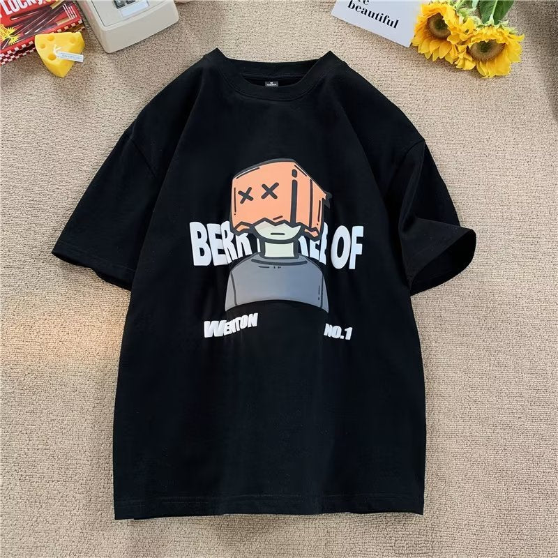 Men T Shirt Summer plus Size Heavy