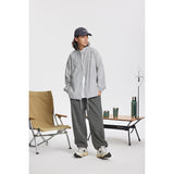 Unisex Shirt Vintage Stripe Baggy Coat