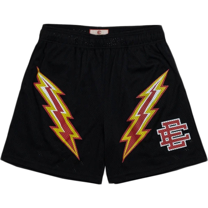 EE BAPE Shorts Fitness Sports Mesh Breathable