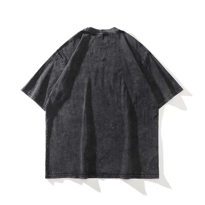 Men T-Shirt Alien Print Loose Couple