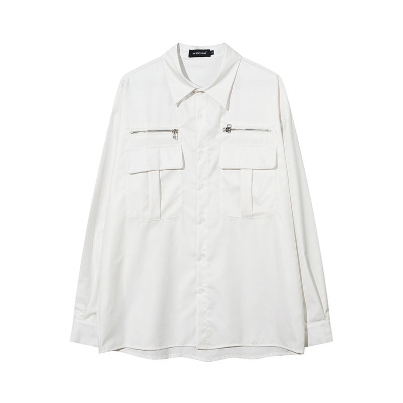 Long Sleeve Shirt Special-Interest Design Thin Coat