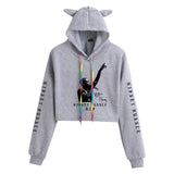 Nipsey Hussle Hoodie Rap Loose Cat Ears Sweater for Women