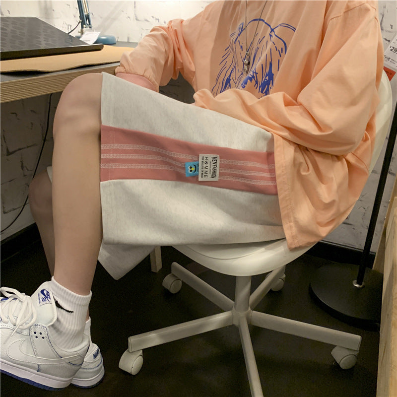 Men Beach Shorts Summer Leisure Loose Basketball Sports