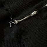 Men Sweater Cross XINGX Sweater Side Zipper