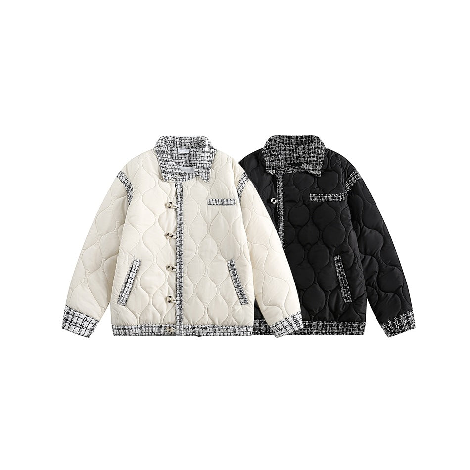 Unisex Coat Plaid Winter Coat
