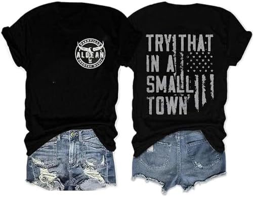 Pairxily Womens Oversized Graphic Country Concert Tees