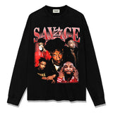 21 Savage T Shirts Loose Distressed T-shirts