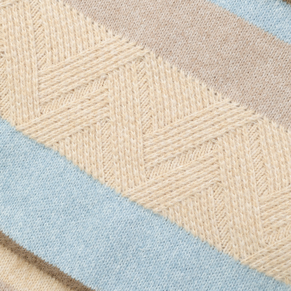 Men Sweater Striped Sweater Loose and Idle Casual Base