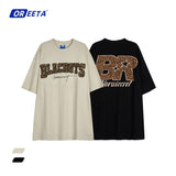 After Prom Shirt Oreeta Women's American Fashion Brand T-shirt Letter Embroidered Cotton Short Sleeve Women's Ins Loose