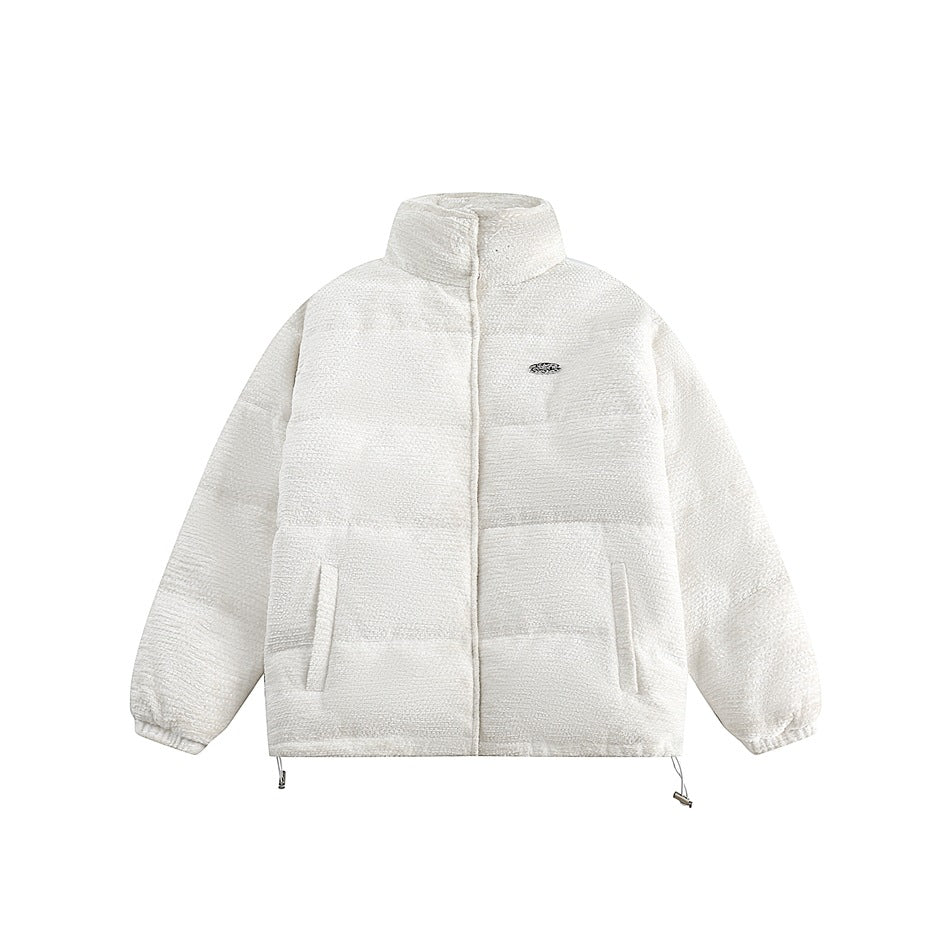 Unisex Coat Winter Coat Warm and Loose Stand Collar