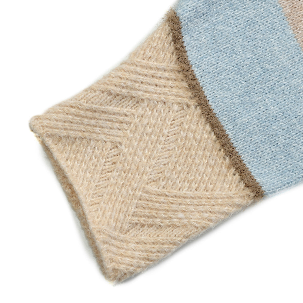 Men Sweater Striped Sweater Loose and Idle Casual Base