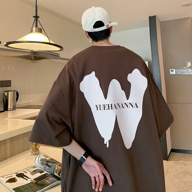 Men T Shirt Heavy Summer Oversize