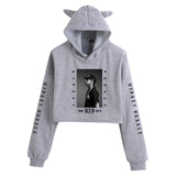 Nipsey Hussle Hoodie Rap Star Trendy Loose Cat Ears for Women