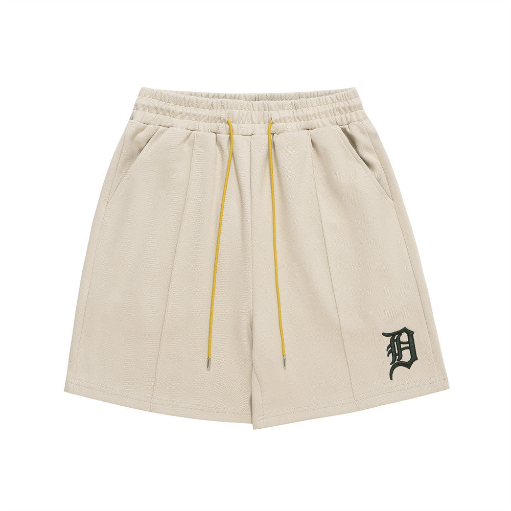 Men Shorts Embroidery Leisure Sports Summer