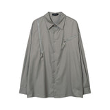 Long Sleeve Shirt Special-Interest Design Thin Coat