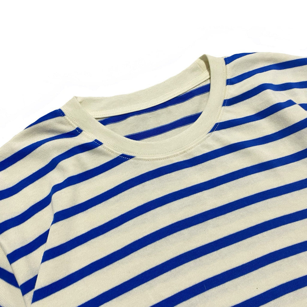 Kapital T Shirt Pingtian Hehong Arm Smiling Face Crew Neck Casual Cotton Striped Long Sleeved T-shirt