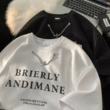 Men's T Shirt Handsome Loose Heavy Cotton