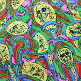 GUILTYPARTIES TIGER 24ss sci-fi graffiti, rayon casual, Hawaiian short-sleeved shirt