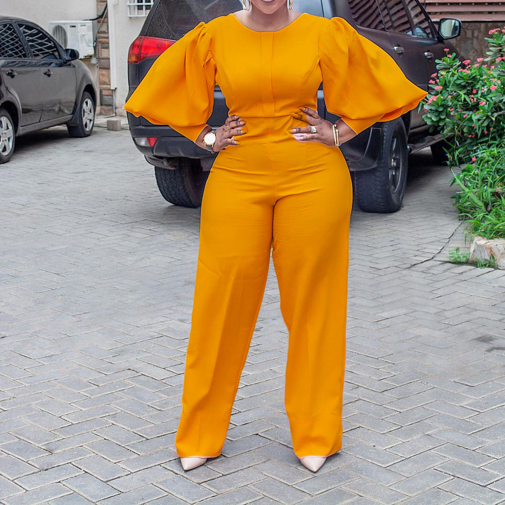 Women Co-Ords Women's Bubble Sleeve Slim Long Sleeve