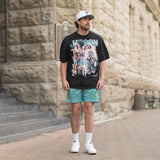 EE BAPE Sports Fitness Mesh Basketball Shorts