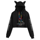 Nipsey Hussle Hoodie Rap Loose Cat Ears Sweater for Women