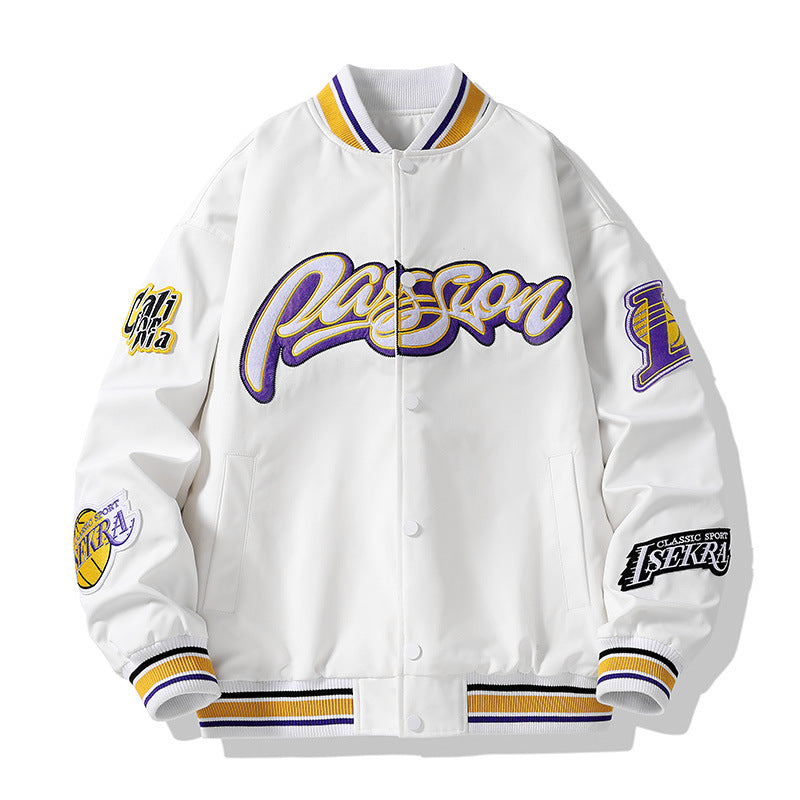 NBA Jacket with All Teams Patches NASA Joint-Name Ke Baseball Uniform Basketball Jacket