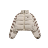 Unisex Coat Stand-up Collar Thick