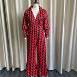 Women Co-Ords Spring Loose Elastic V-neck