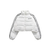 Unisex Coat Stand-up Collar Thick