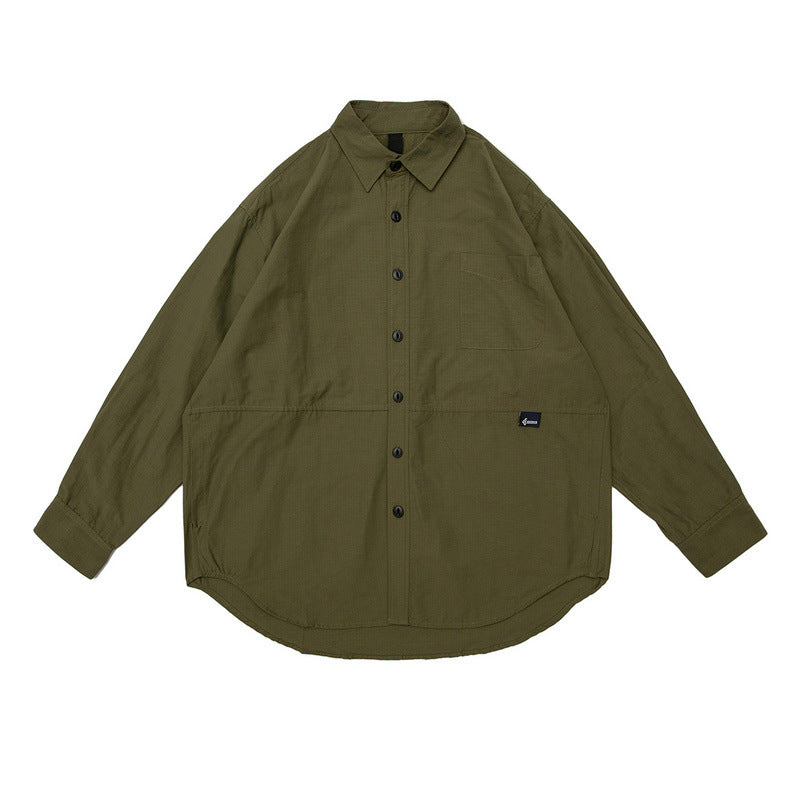 Long Sleeved Shirt Retro Plaid Shirt Loose All-Match