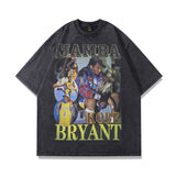 Men T-Shirt Vintage Rapper Print Oversize