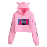Nipsey Hussle Hoodie Rap Star Trendy Loose Cat Ears for Women