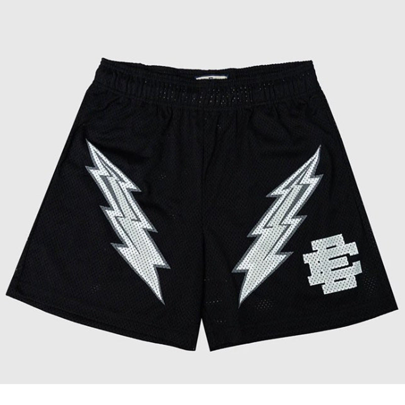 EE BAPE Shorts Fitness Sports Mesh Breathable