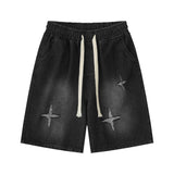 Men Shorts Cross XINGX Cut-out Denim Shorts