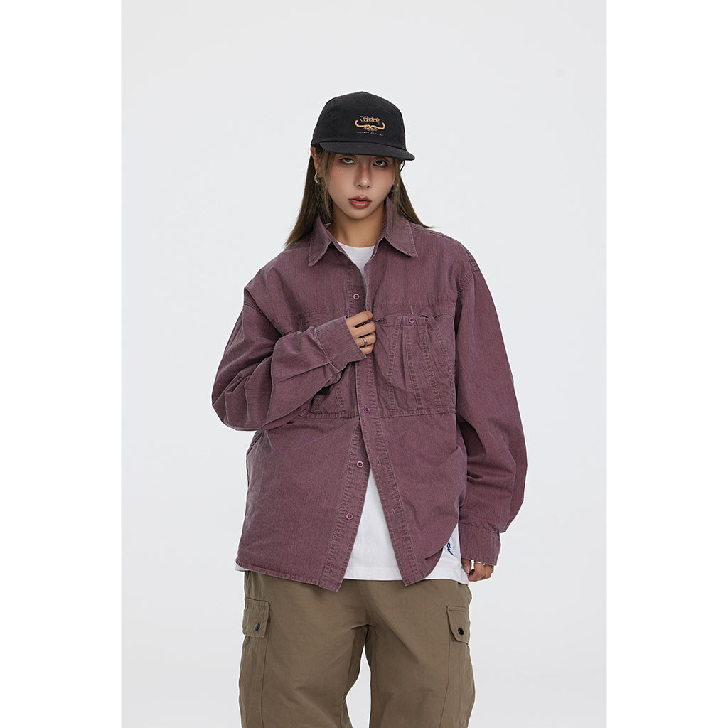 Unisex Shirt Retro Loose Casual