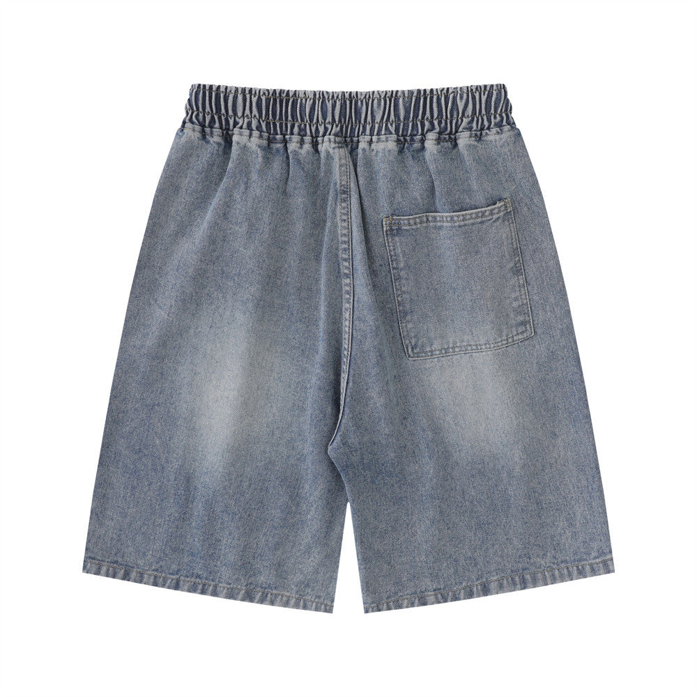 Men Shorts Cross XINGX Cut-out Denim Shorts