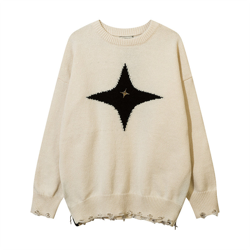 Men Sweater Cross XINGX Sweater Side Zipper