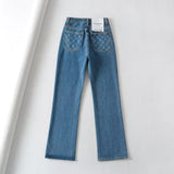 Women Jeans Retro Simple Spring and Autumn
