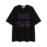 After Prom Shirt Short Sleeve Letter Towel Embroidery T-shirt Printed Loose Casual