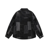 Long Sleeve Retro Contrast Patch