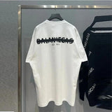 New Summer Luxury Brand T-shirt Men Tee Balaniegas Letter Pr