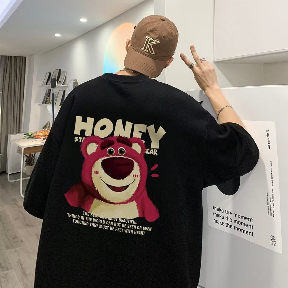 Men T Shirt Heavy Cotton Vintage Oversize