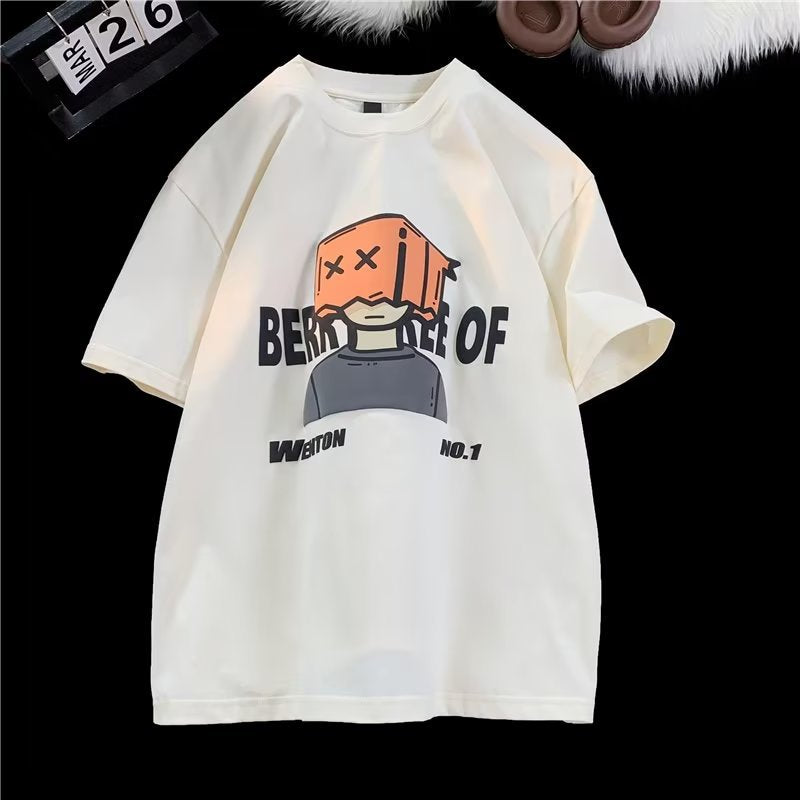 Men T Shirt Summer plus Size Heavy