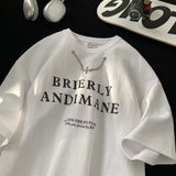 Men's T Shirt Handsome Loose Heavy Cotton